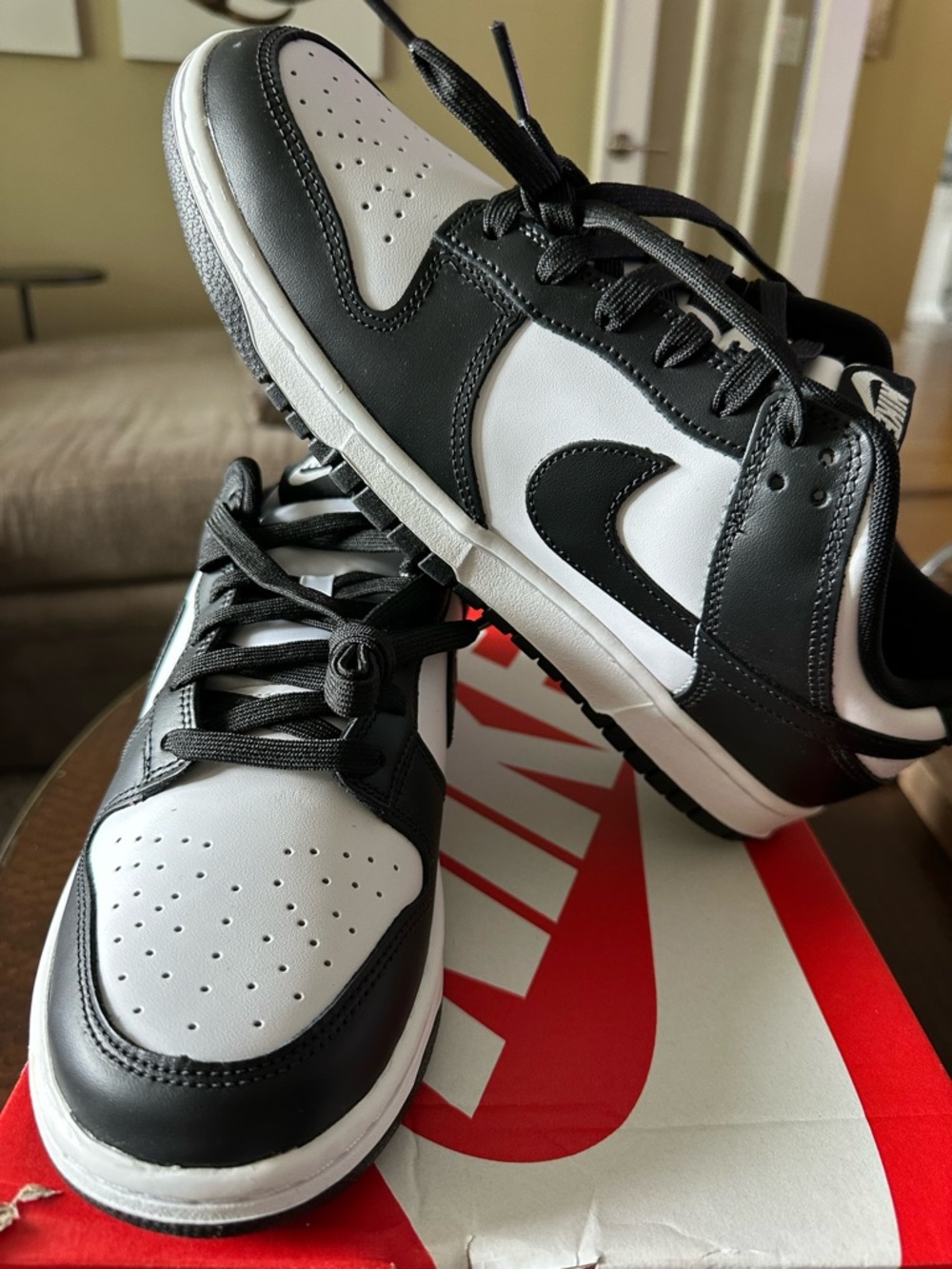 Nike Dunk Low “Panda” Men’s Black and White Low-Top Sneakers